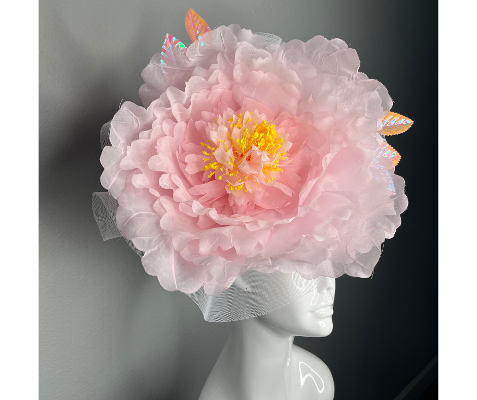 Pfingstrose Dreams Rosa Fascinator-Hut