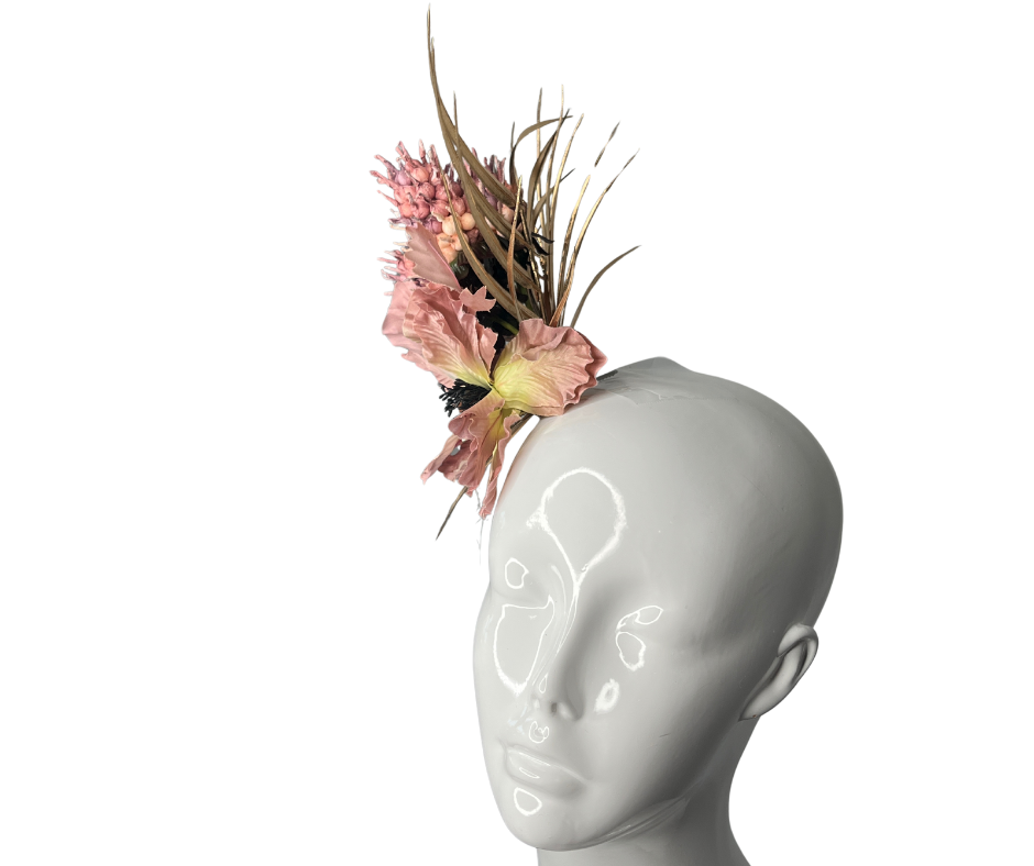 Mini-Haarclip Tropical Fascinator