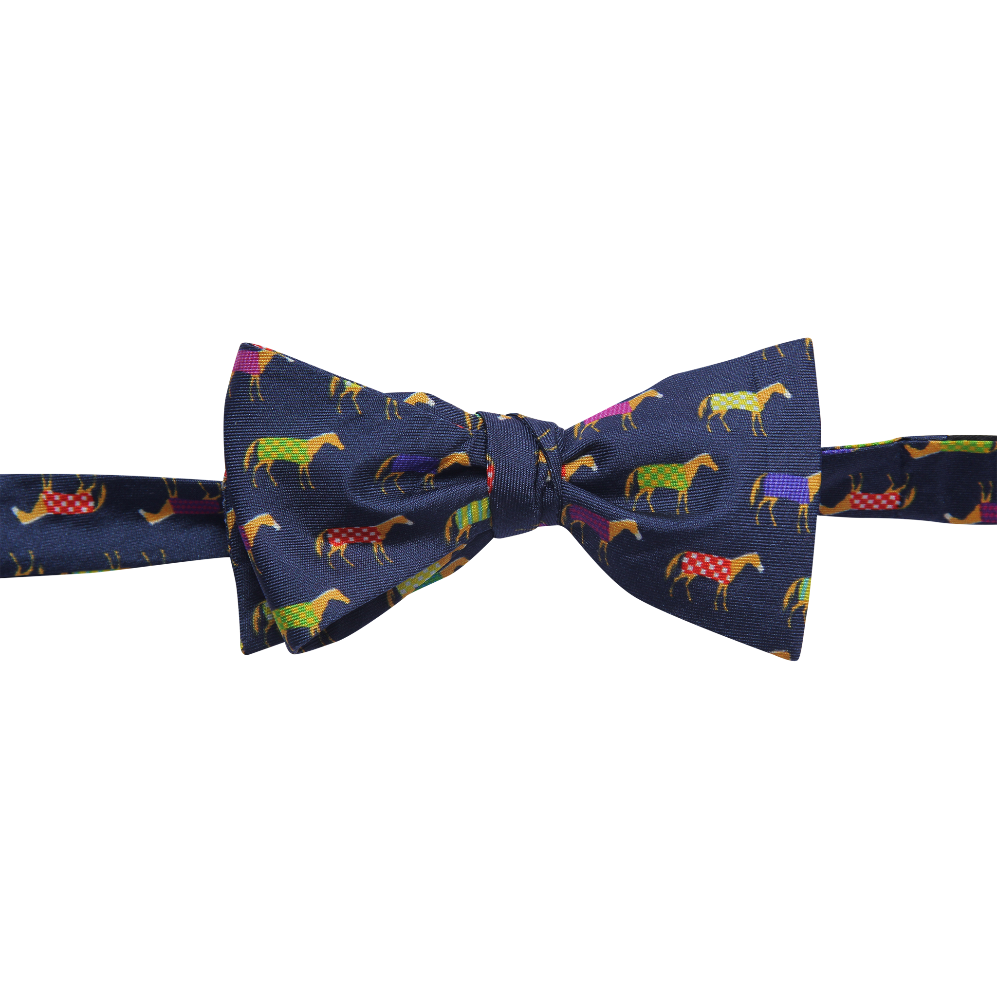 Derby Multi Color Horse Marineblau Bowtie