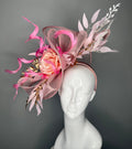 Belle Kentucky Derby Fascinator erröten
