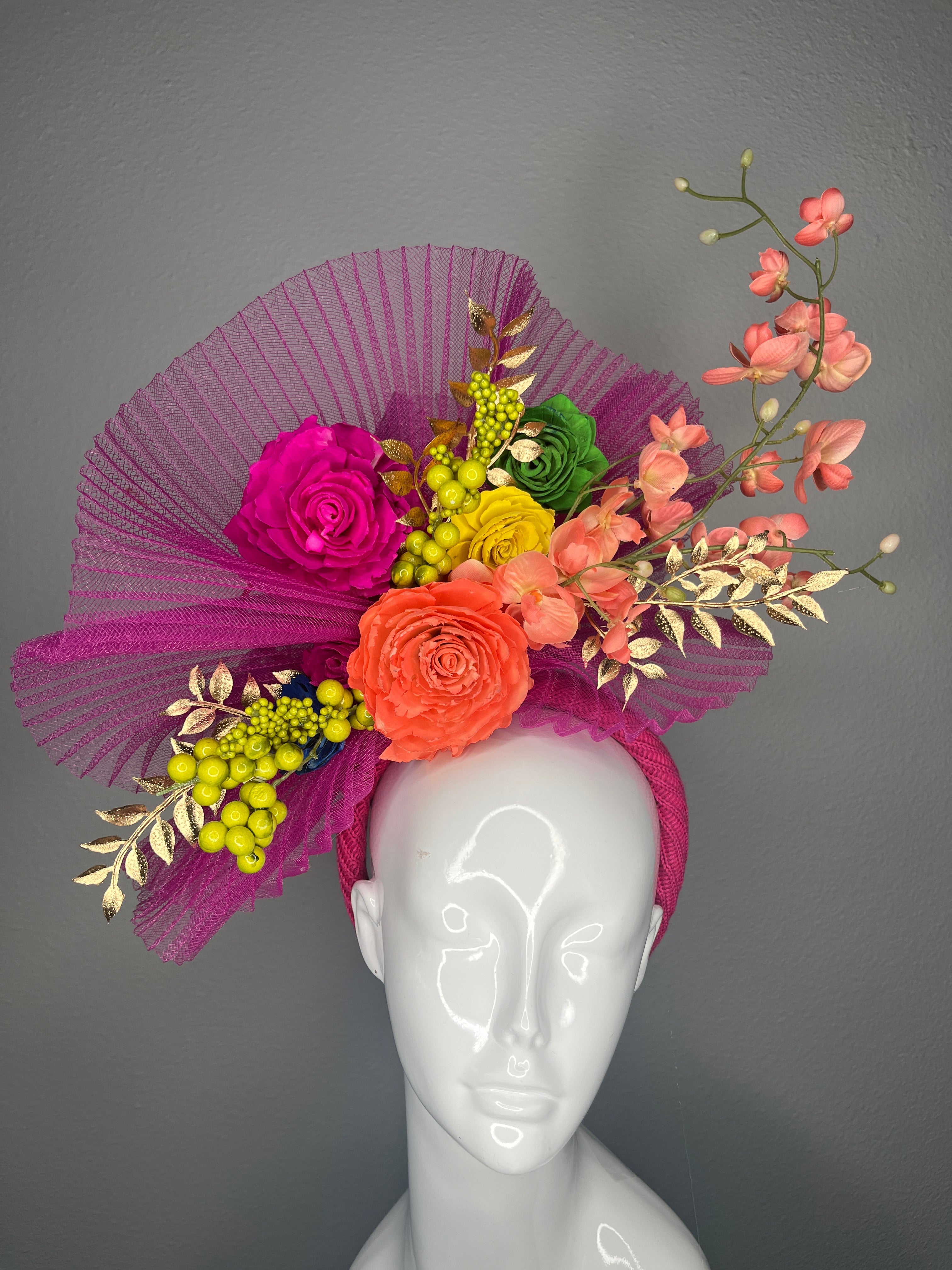 Gartenparty Glam Fascinator Hut