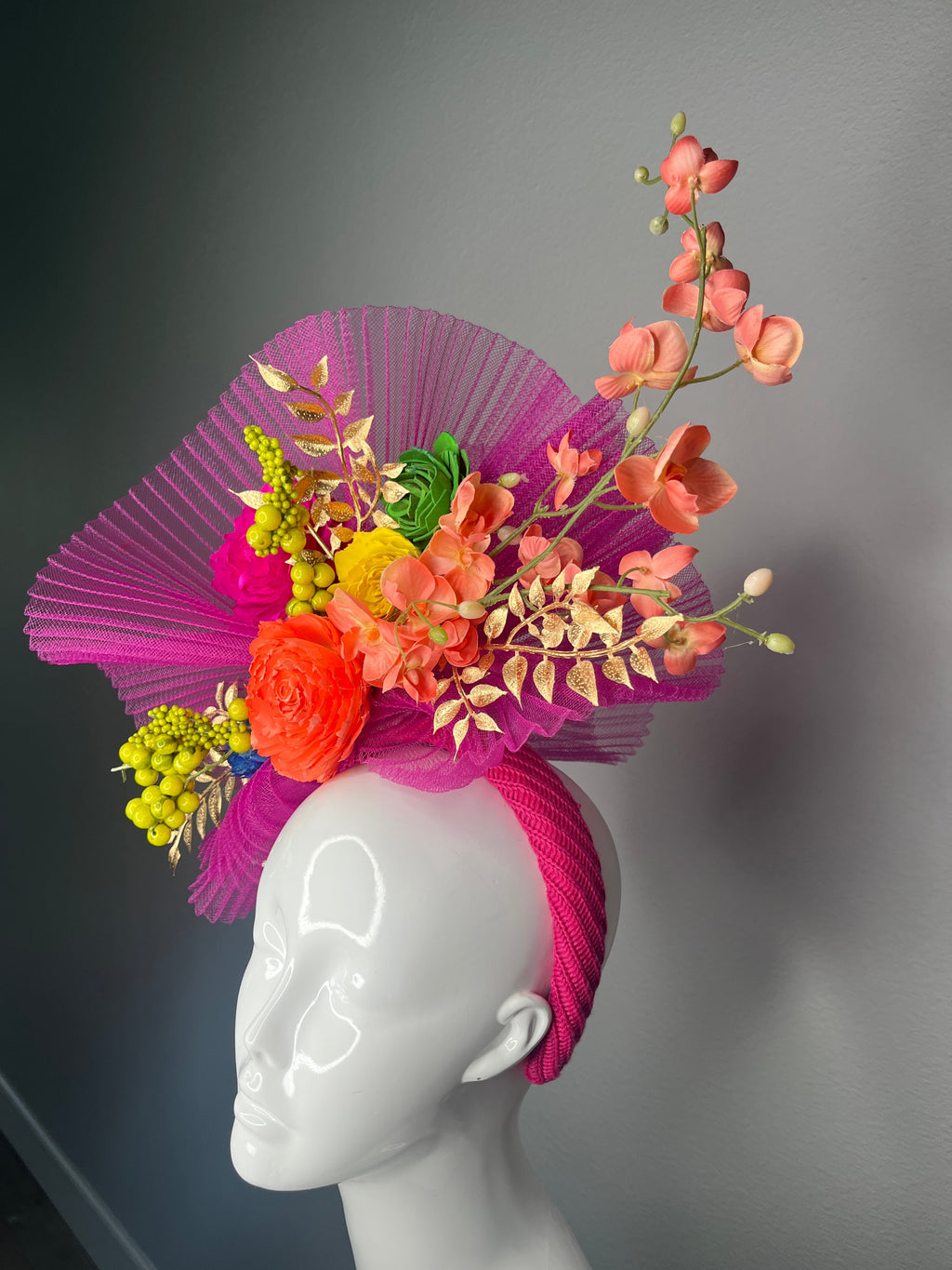 Gartenparty Glam Fascinator Hut