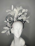 Noir Papillon Crown Fascinator Hut
