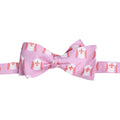Rosa Fleur De Lis Jockey Silks Bowtie